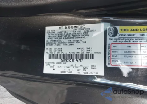 2008 Ford Mustang Gt Deluxe/Gt Premium from USA, damaged, VIN 1ZVHT82H285176717